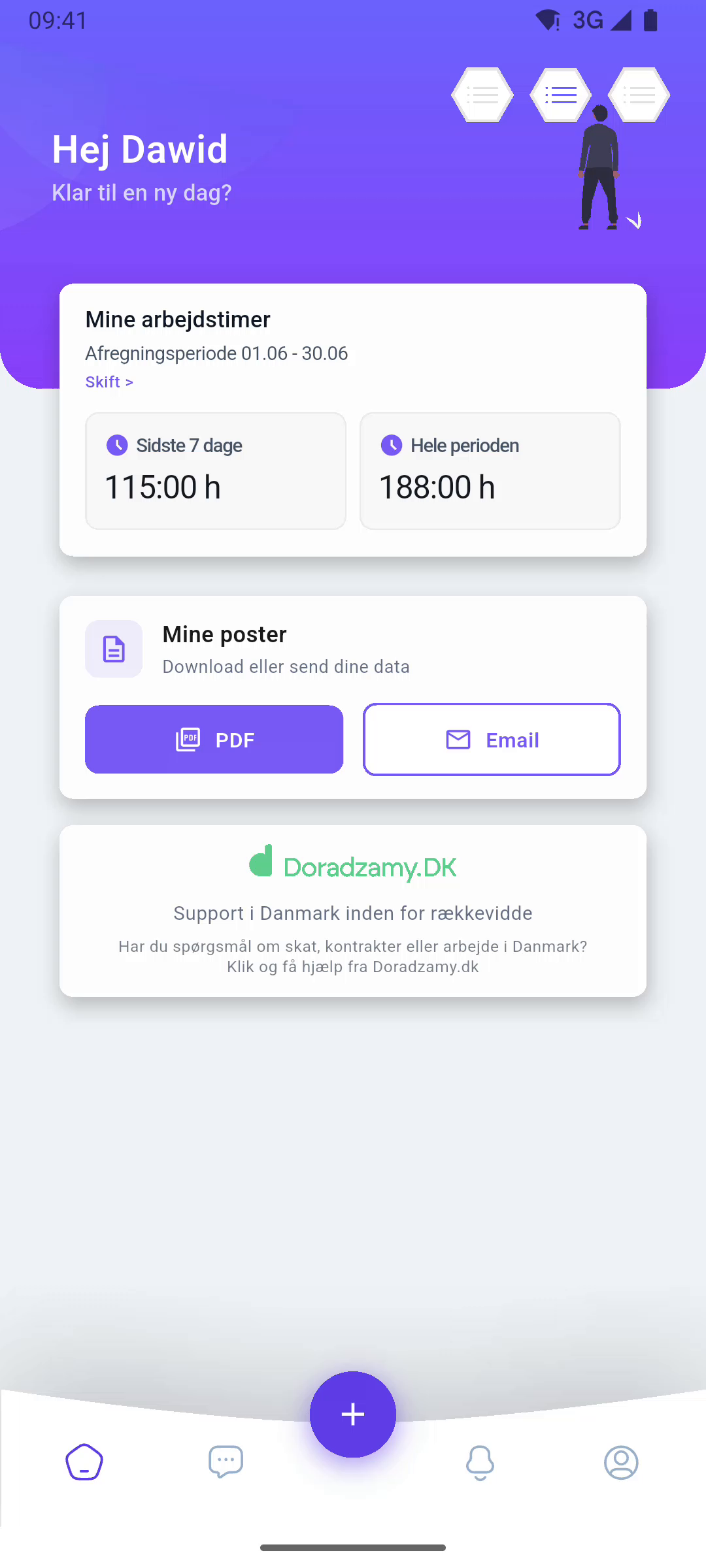 eNoWork worker app