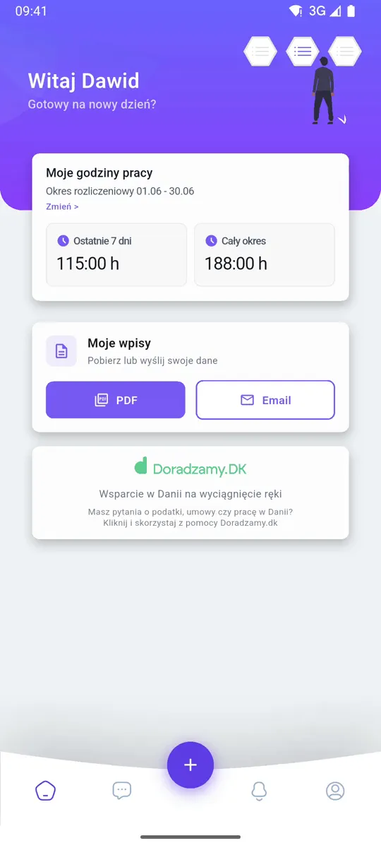 eNoWork worker app