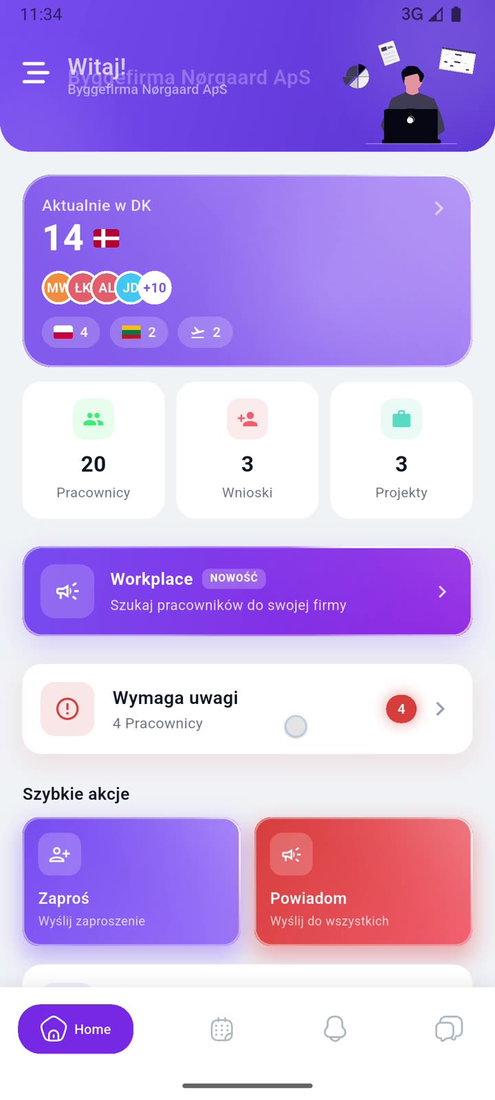 eNoWork panel firmy